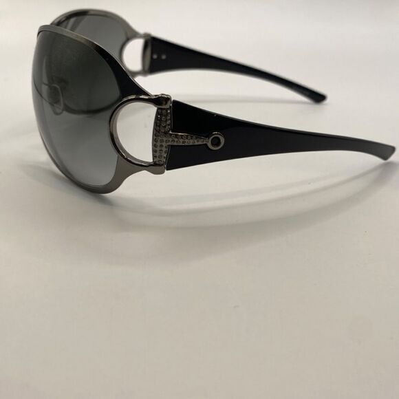 0020 Gucci Unique Black Sunglasses New - Picture 5 of 9